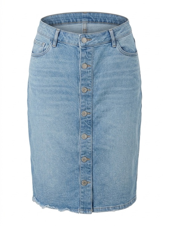 torrid Dresses & Skirts - torrid Light Blue Button-Front Denim Skirt